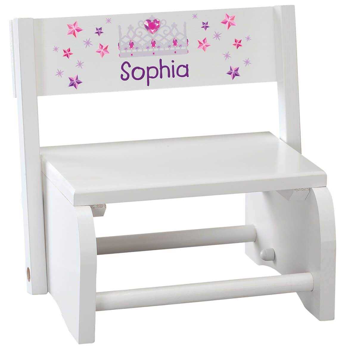 Fox Valley Traders Personalized Children’s White Step Stool - Zenithce