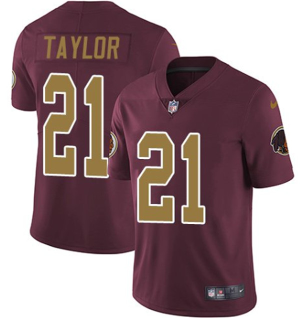 Washington Football Team #21 Sean Taylor Red Color Rush Limited Stitched Jersey - Zenithce