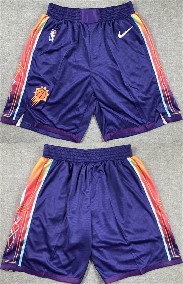 Phoenix Suns Purple City Edition Shorts (Run Small) - Zenithce