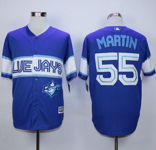 Blue Jays #55 Russell Martin Blue Exclusive New Cool Base Stitched Jersey - Zenithce