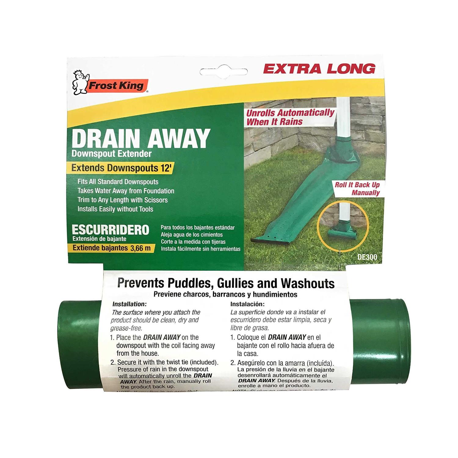 Frost King DE200 Drain Away Downspout Extender - Zenithce