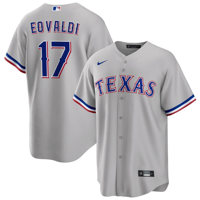 Texas Rangers #17 Nathan Eovaldi Gray Cool Base Stitched Jersey - Zenithce