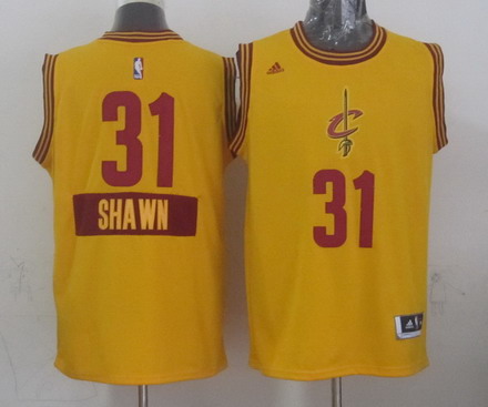 Cleveland Cavaliers #31 Shawn Marion Revolution 30 Swingman 2014 Christmas Day Yellow Jersey - Zenithce