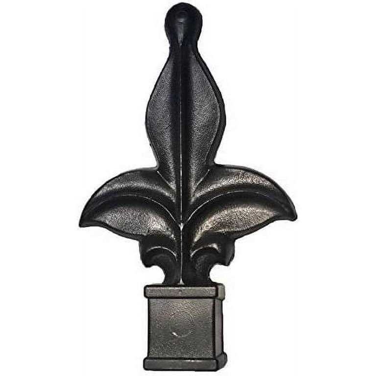 Fence Finials Easy-Tap Installation High-Impact Polypropylene Four-Sided Spire - Zenithce