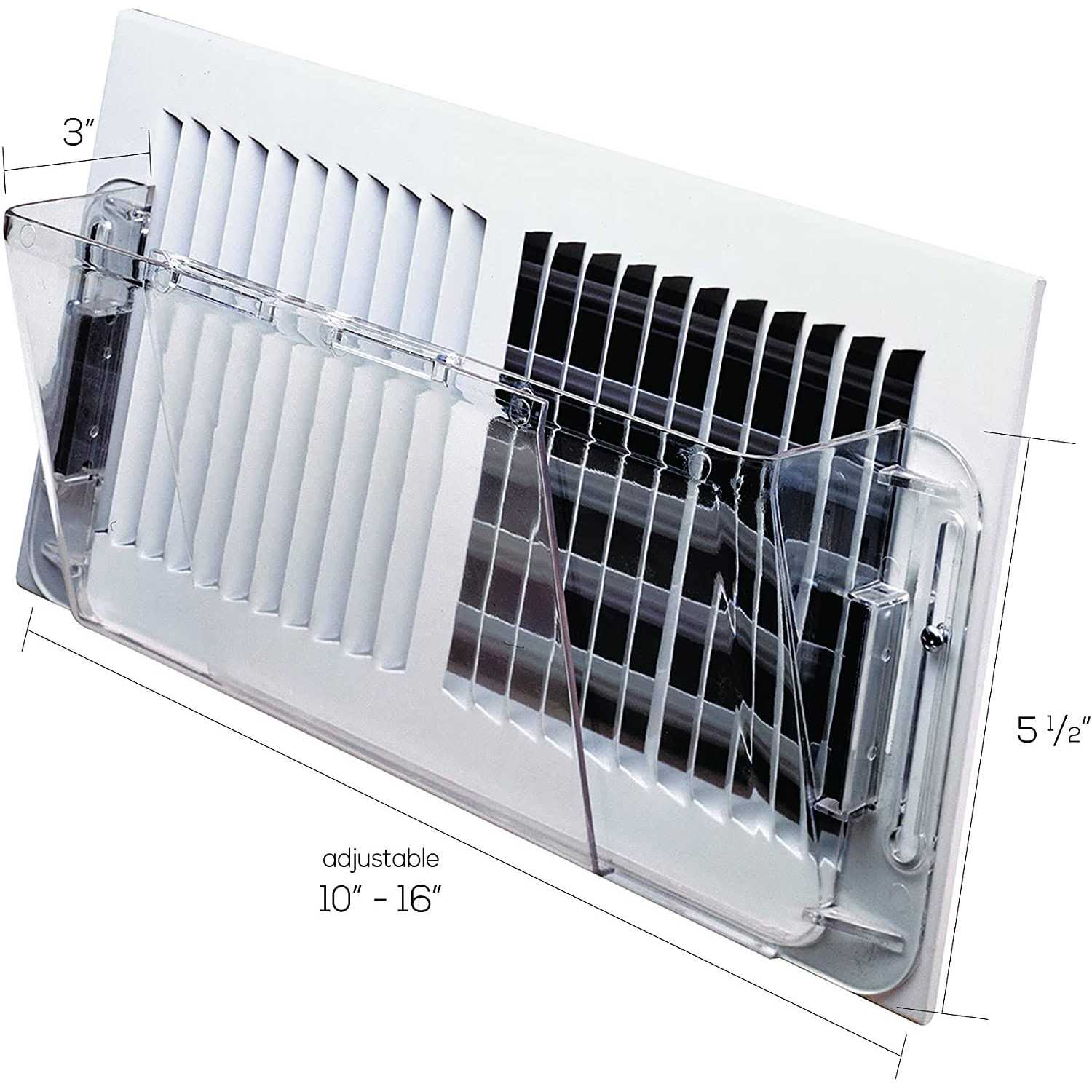 Deflect-o White Plastic Eave Vent EVE/6 - Zenithce