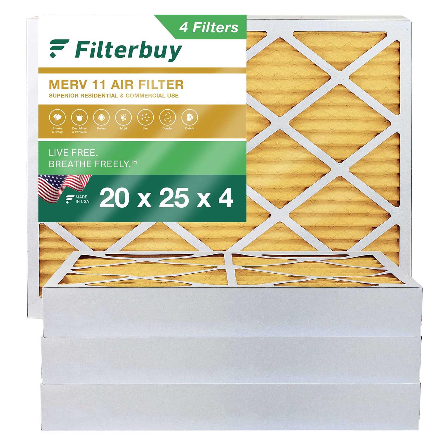 Filterbuy 20x20x1 Air Filter MERV 13 - Zenithce