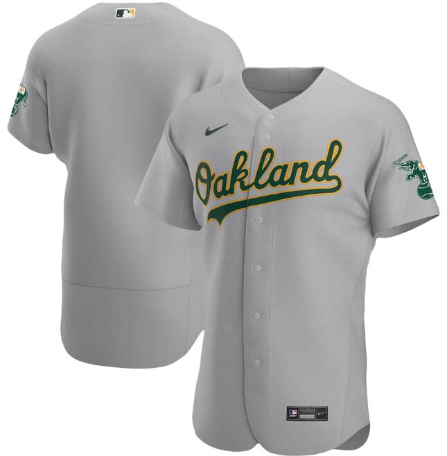 Oakland Athletics Blank Grey Flex Base StitchedJersey - Zenithce
