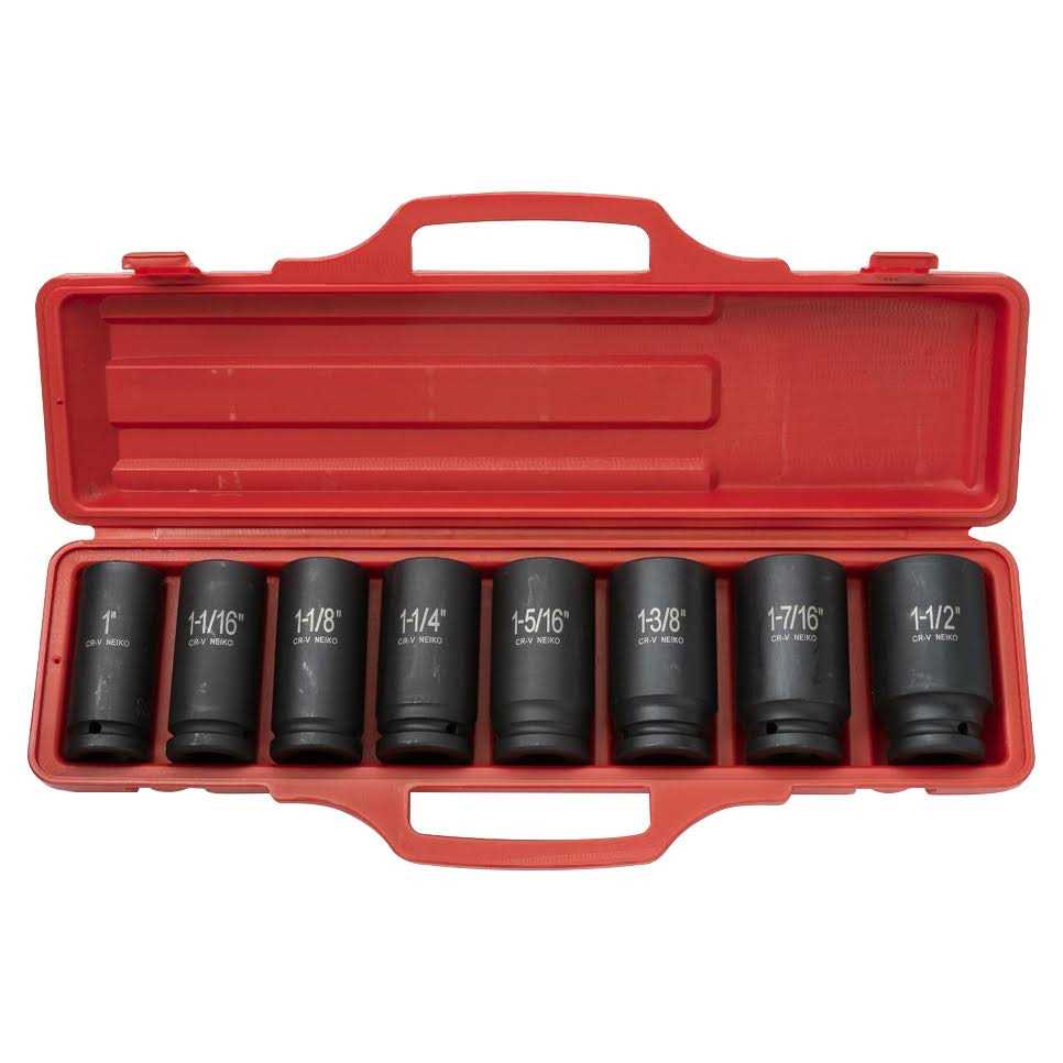 Neiko 02448A 1/2 Drive Master Impact Socket Set - Zenithce