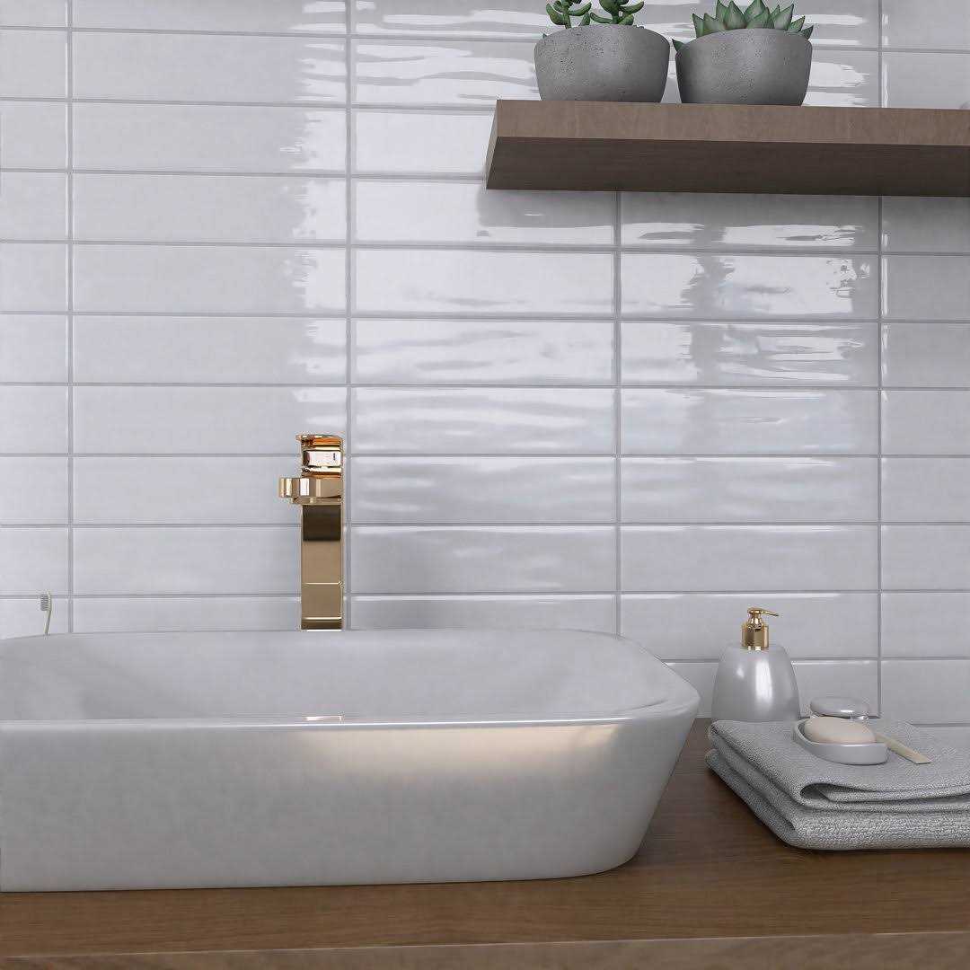 MOLOVO Zarati 2.95 in. x 11.81 in. Polished Ceramic Wall Tile - Zenithce