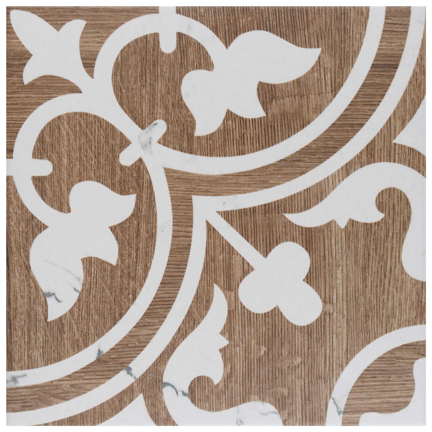 Merola Tile Lacour 10 x 10 Porcelain Patterned Wall & Floor Tile - Zenithce
