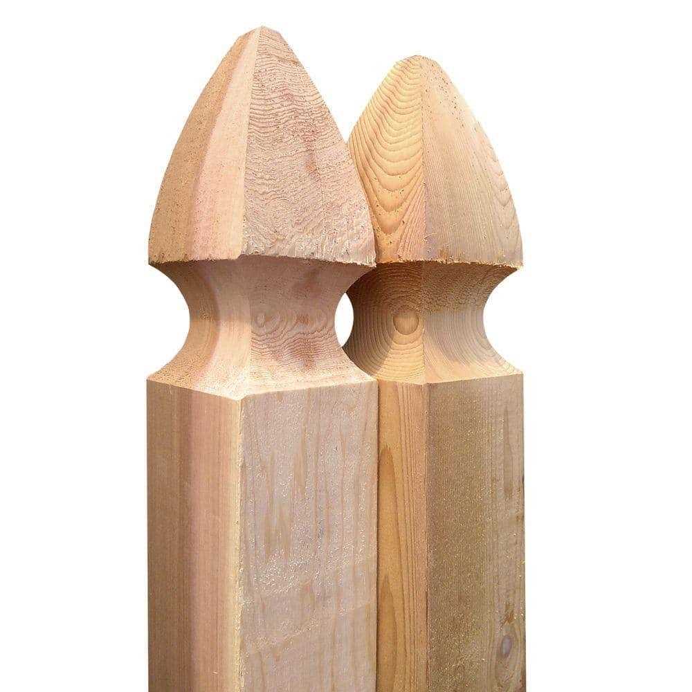 Outdoor Essentials 3/4 in. x 3-1/2 in. x 42 in. Pressure Treated Pine French Gothic Fence Pickets - Zenithce
