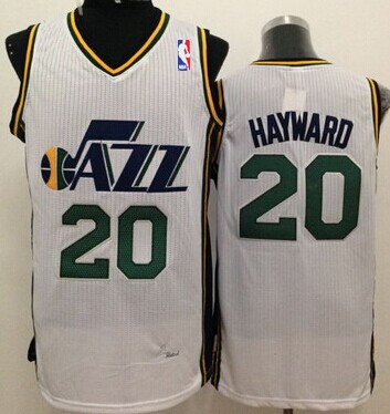 Utah Jazz #20 Gordon Hayward White Swingman Jersey - Zenithce