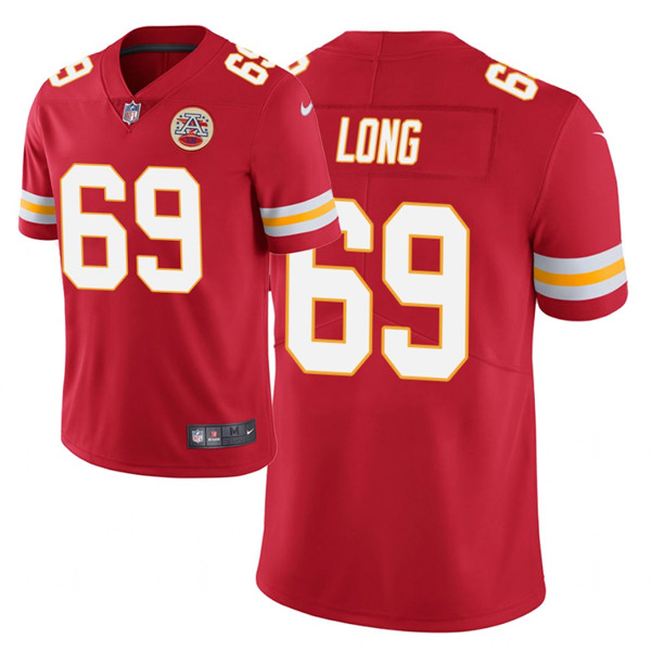 Kansas City Chiefs #69 Kyle Long Red Vapor Untouchable Limited Stitched Jersey - Zenithce