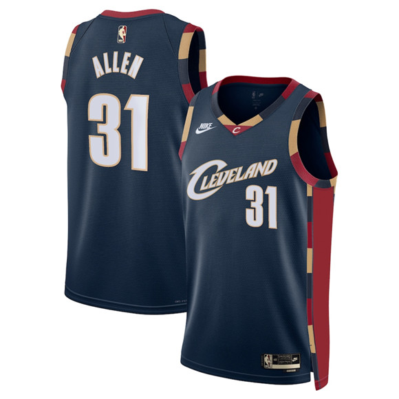Cleveland Cavaliers #31 Jarrett Allen Navy 2025 Classic Edition Stitched Jersey - Zenithce