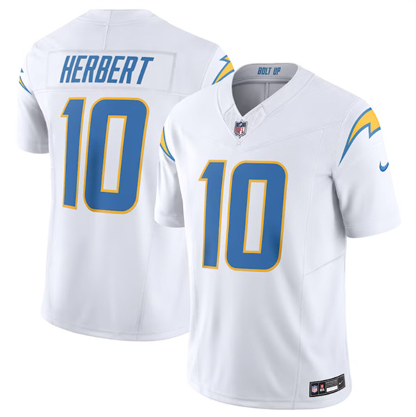 Los Angeles Chargers #10 Justin Herbert White 2023 F.U.S.E. Vapor Untouchable Limited Stitched Jersey - Zenithce