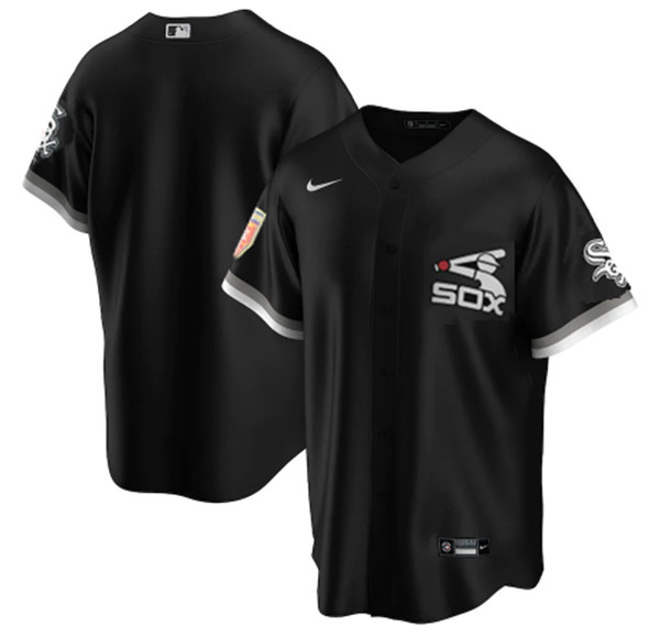 White Sox Black Cool Base Stitched Jersey - Zenithce