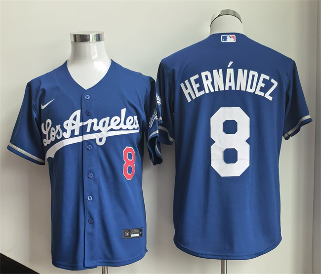 Los Angeles Dodgers #8 Enrique Hernández Royal 2026 Gold Collection Stitched Jersey - Zenithce