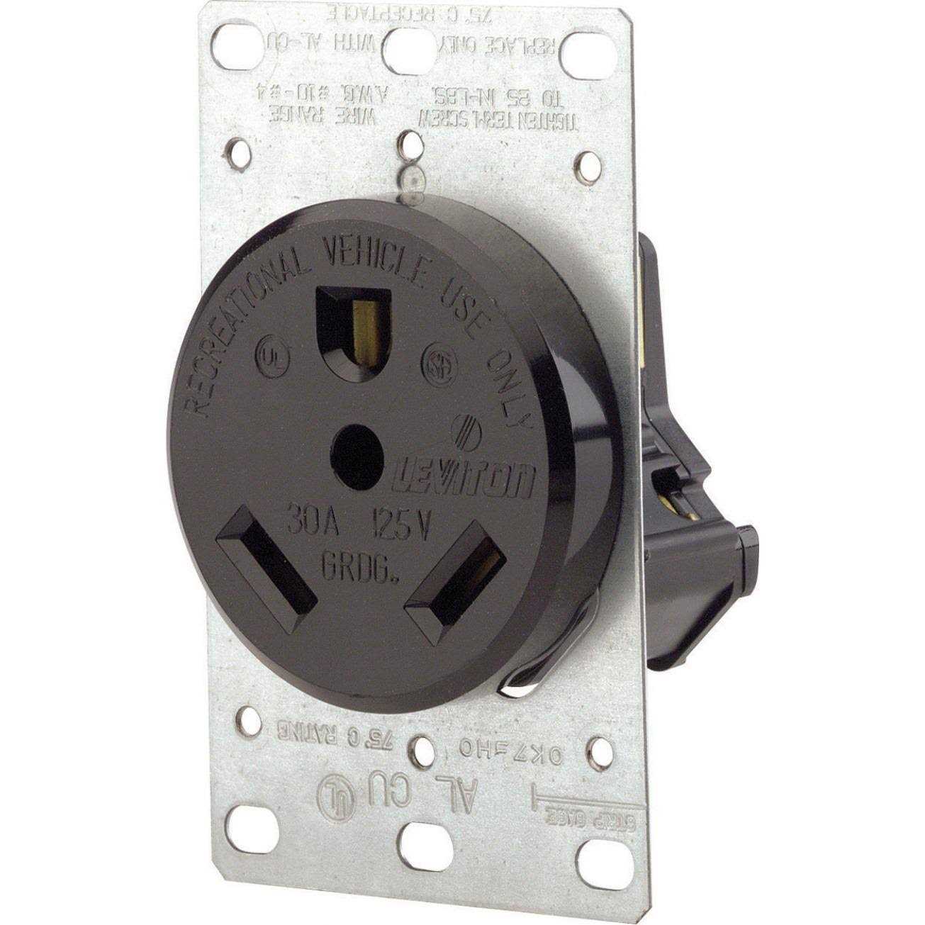 Leviton 7090-M Aluminum Medium Base Turn Knob Socket - Zenithce