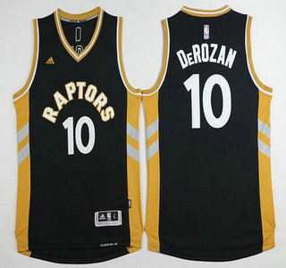 Toronto Raptors #10 Demar DeRozan Revolution 30 Swingman 2015-16 Black Jersey - Zenithce