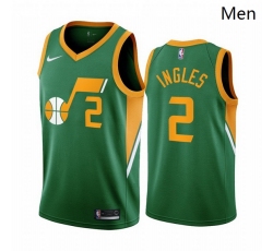 Utah Jazz 2 Joe Ingles Green Swingman 2020 21 Earned Edition Jersey - Zenithce