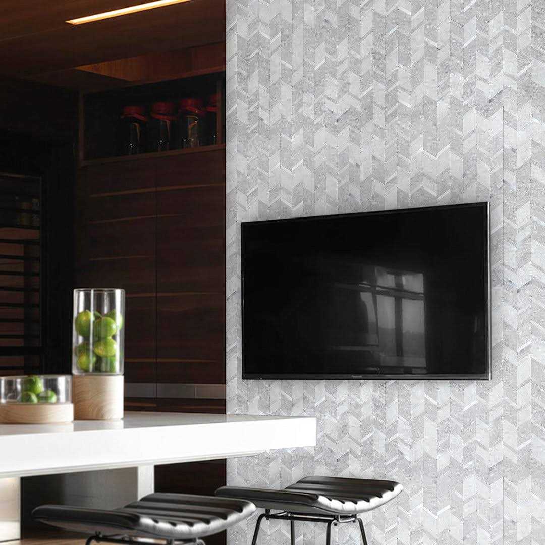 Ivy Hill Tile Luxe Core Chevron 11.02 in. x 11.41 in. SPC Peel and Stick Tile - Zenithce