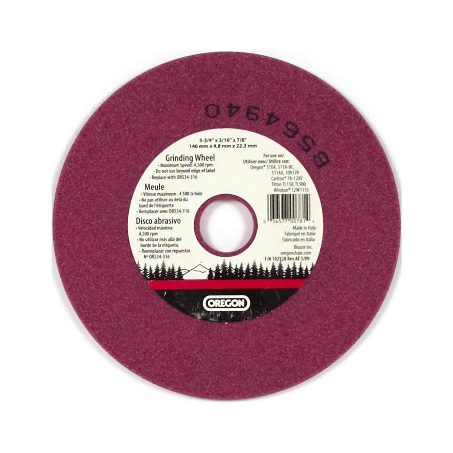 Oregon OR534-316A Chain Grinding Wheel - Zenithce