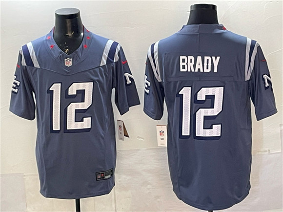 New England Patriots #12 Tom Brady 2025 F.U.S.E. “Rivalries” Vapor Limited Stitched Jersey - Zenithce