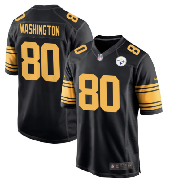 Pittsburgh Steelers #80 Darnell Washington Black Color Rush Vapor Untouchable Limited Stitched Jersey - Zenithce