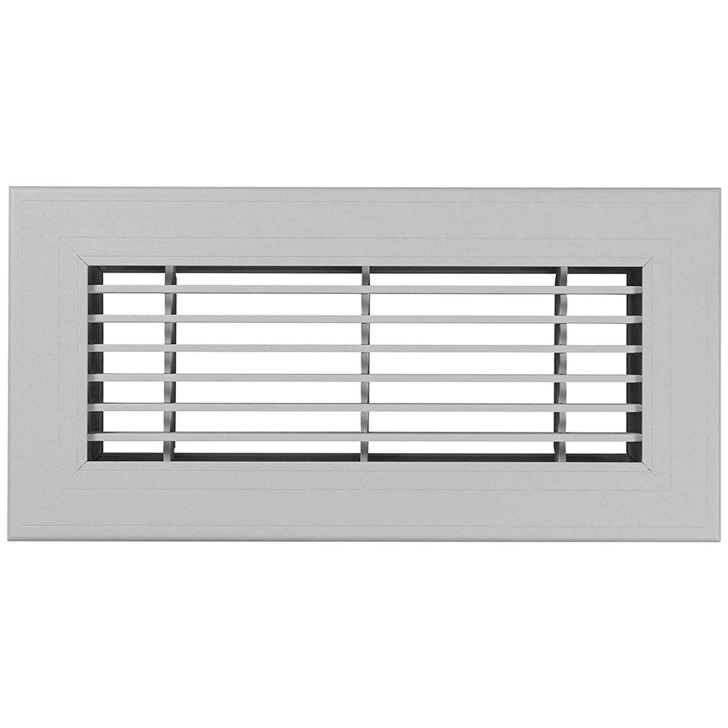Shoemaker Manufacturing Premium Modern Aluminum Floor Grille - Zenithce