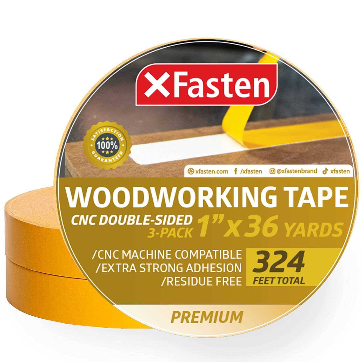 Xfasten Double Sided Carpet Tape 2 x 30 Yards Heavy Duty Residue-Free Rug Tape for Area Rugs and Hardwood Floor - Zenithce