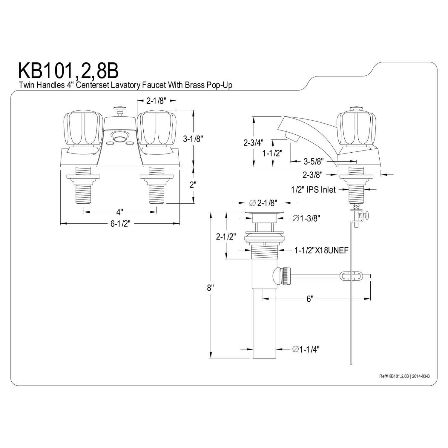 Kingston Brass K151F Brass Flange - Zenithce