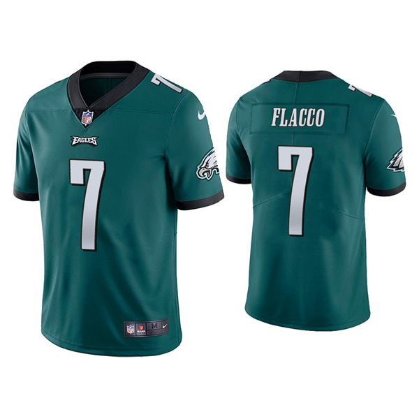 Philadelphia Eagles #7 Joe Flacco Green Vapor Untouchable Limited Stitched Jersey - Zenithce