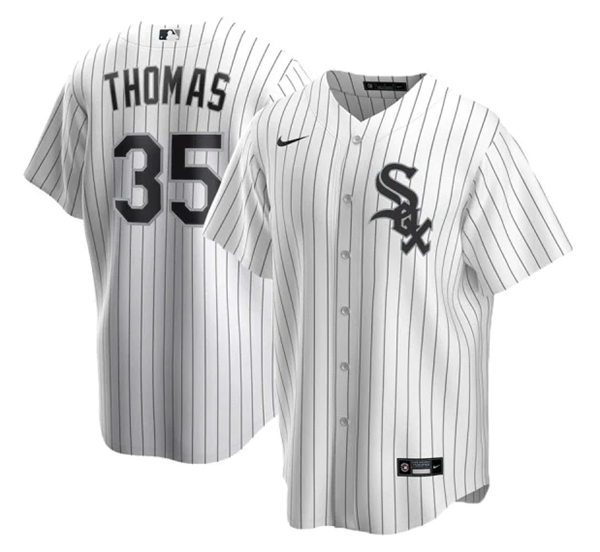 Chicago White Sox #35 Frank Thomas White Cool Base Stitched Jersey - Zenithce
