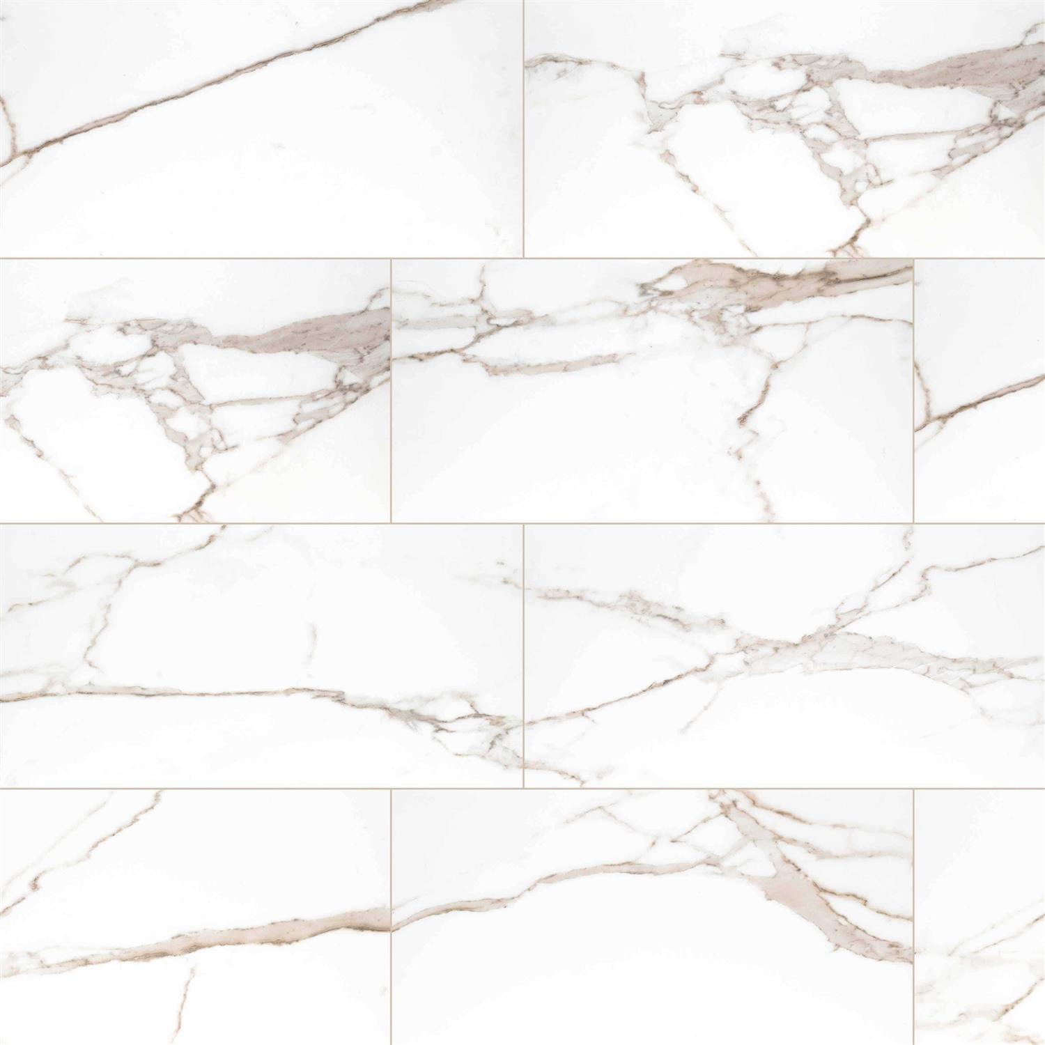 MSI Savoy Crema 24 in. x 48 in. Polished Porcelain Floor and Wall Tile - Zenithce