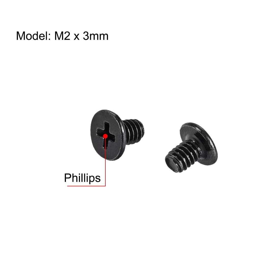 Uxcell M2 x 4mm Laptop Computer Screws 3.8mm Dia Phillips Head Screw - Zenithce