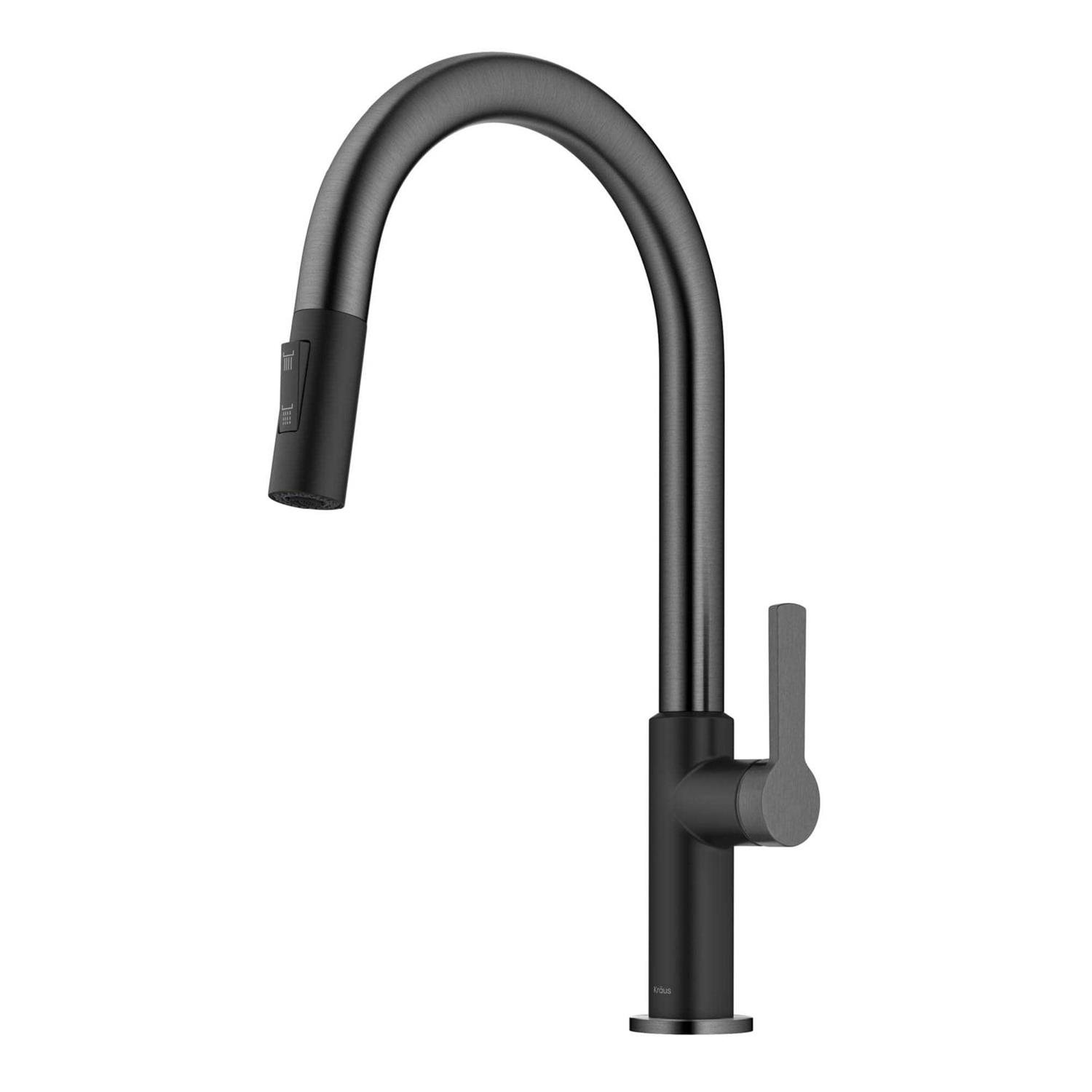 Kraus Oletto Single Handle Pull-Down Kitchen Faucet KPF-2820CH - Zenithce
