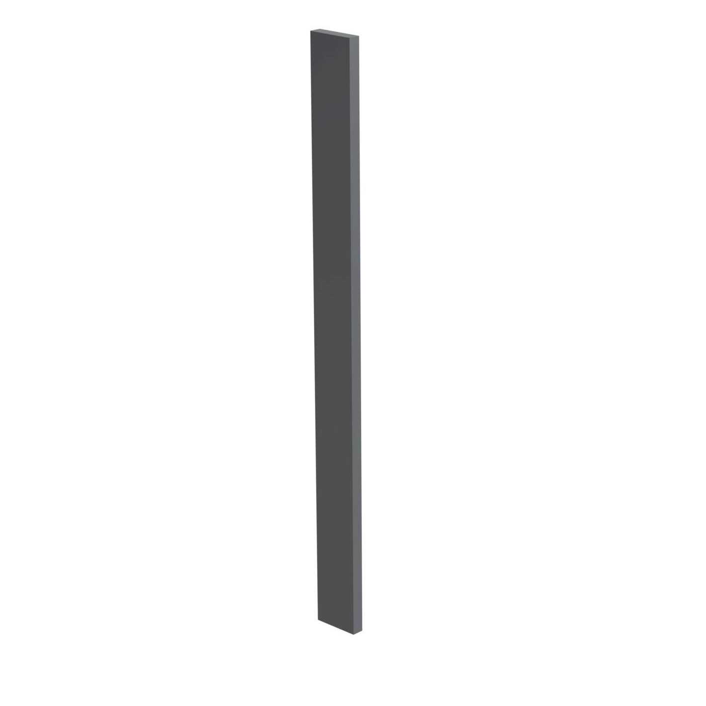 Luxxe Cabinetry Newhaven 4.5-in W x 96-in H x 0.2-in D MTK8-PW - Zenithce