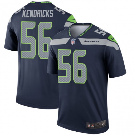 Seahawks #56 Mychal Kendricks Navy Stitched Jersey - Zenithce