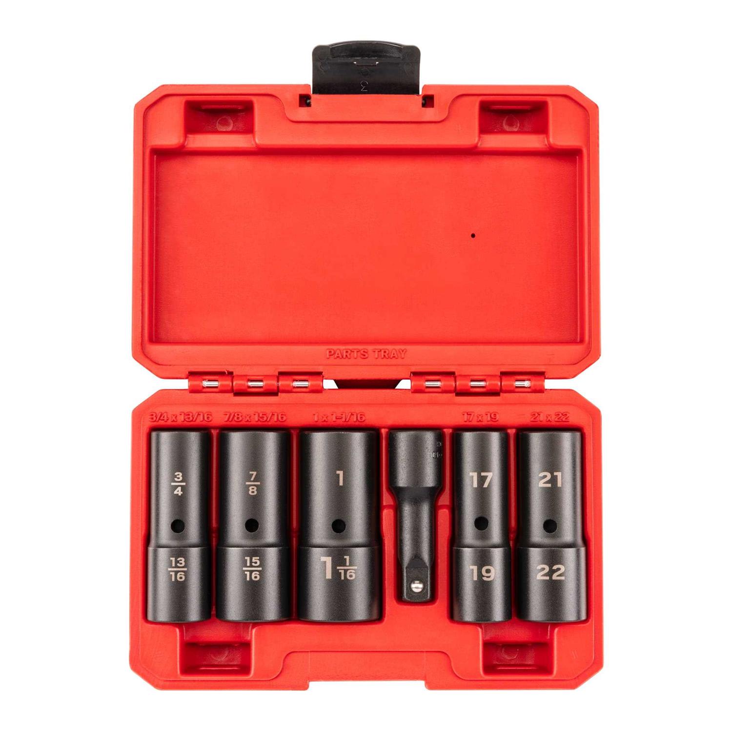 Tekton 1/2 Inch Drive Impact Lug Nut Socket Set SID92415 - Zenithce