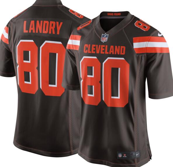 Cleveland Browns Jarvis Landry #80 Nike Home Game Jersey - Zenithce