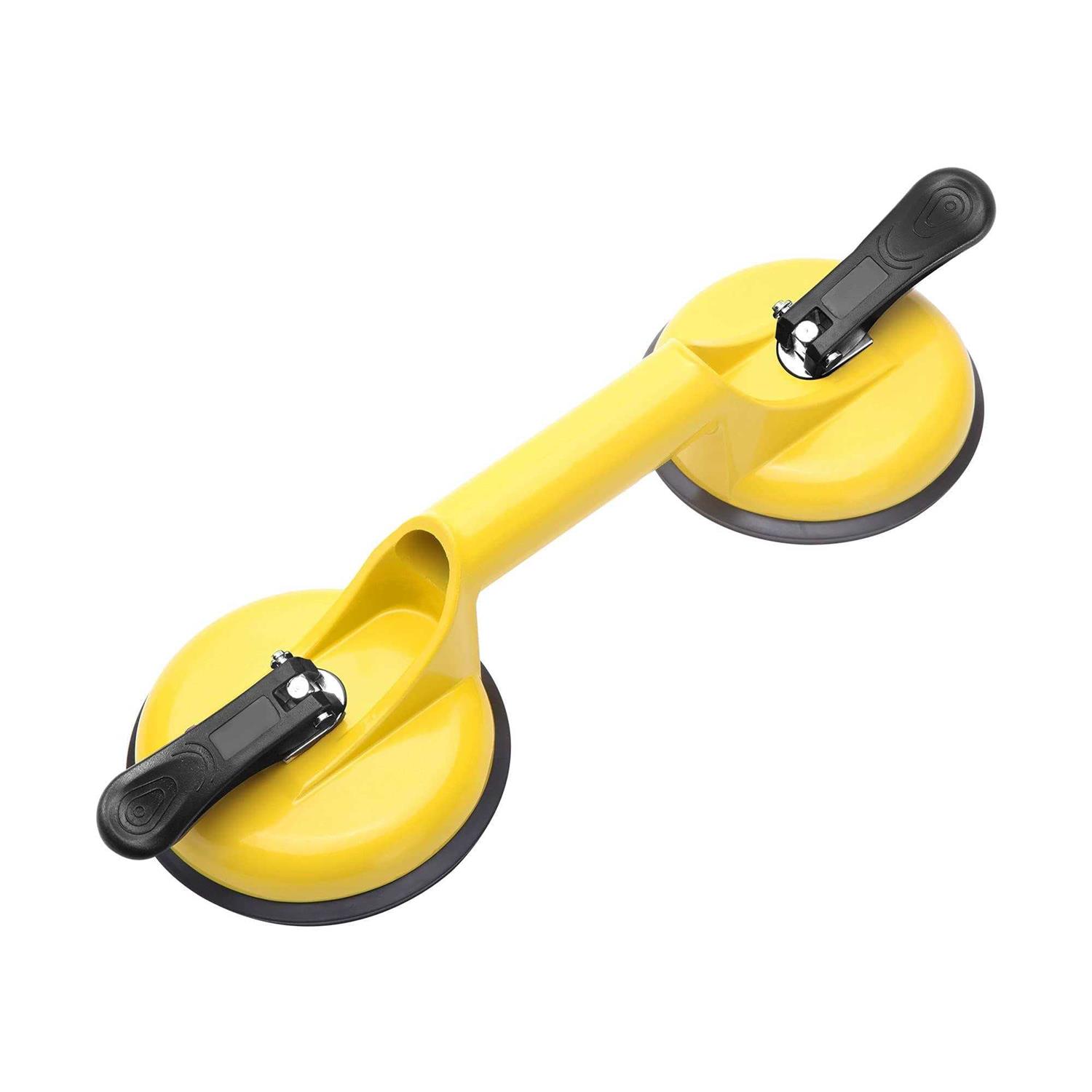 Fcho Suction Cups Heavy Duty Aluminum Vacuum Plate Handle Glass Holder Hooks To Lift Large Glass/tile Lifter/moving Glass/pad - Zenithce