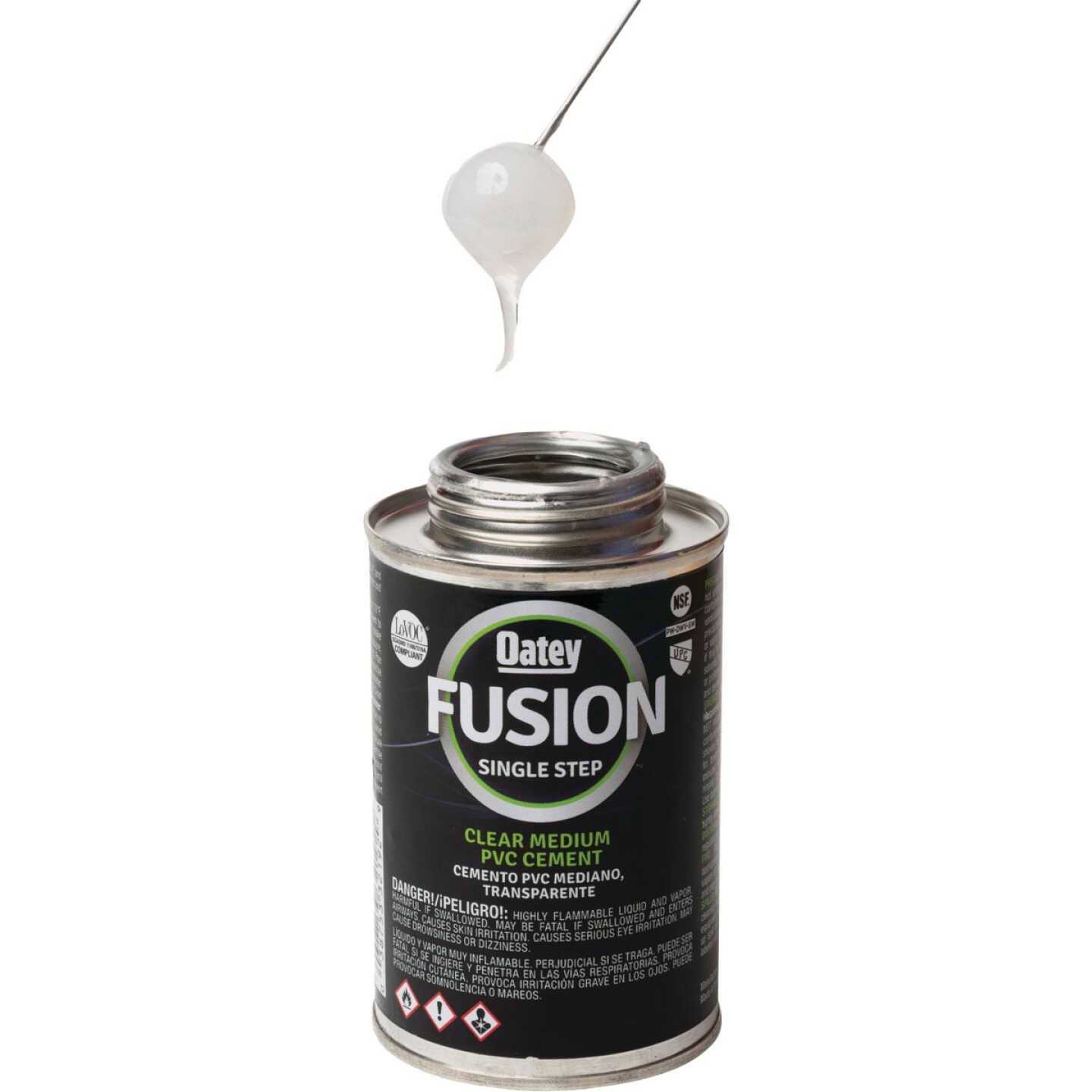 Oatey Fusion Single Step Cement Medium PVC - Zenithce