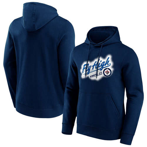 Winnipeg Jets Navy Hometown Graphic Hoodie - Zenithce
