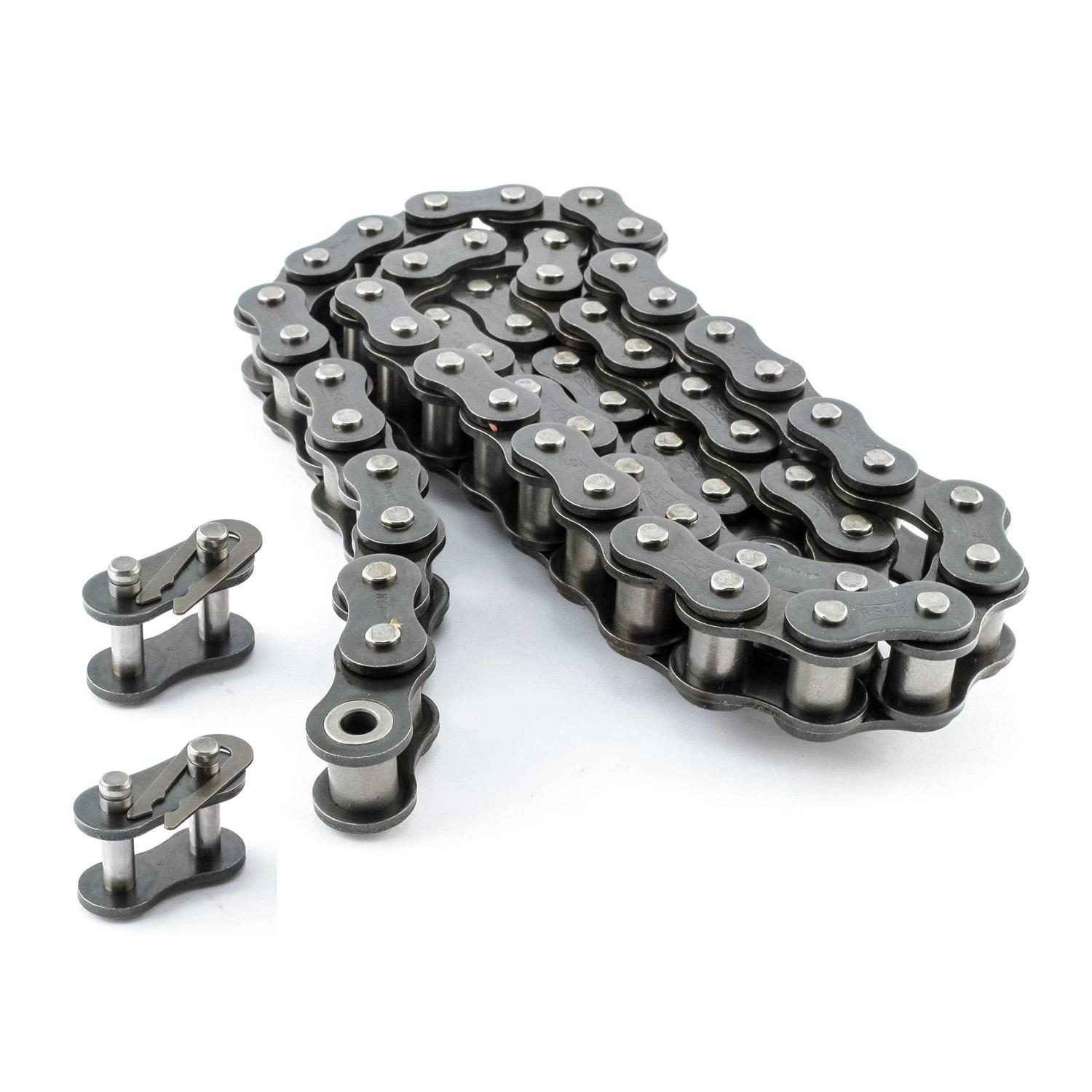 Heavy Duty Roller Chain x 10 feet + 2 Free Links – Pgn - Zenithce