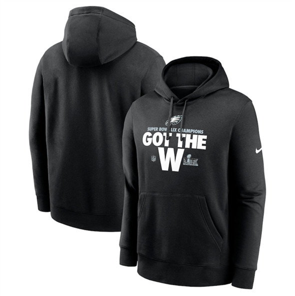 Philadelphia Eagles Black Super Bowl LIX Champions Parade Therma Performance Pullover Hoodie - Zenithce
