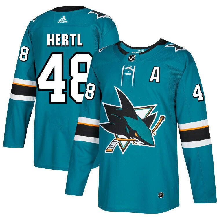 San Jose Sharks #48 Tomas Hertl Blue Stitched Jersey - Zenithce