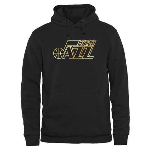Utah Jazz Gold Collection Pullover Hoodie Black - Zenithce