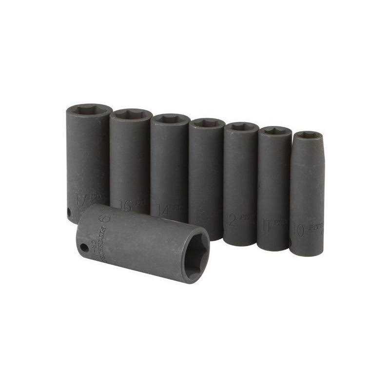 Pittsburgh 3/8 in. Drive Metric Crowfoot Wrench Set - Zenithce