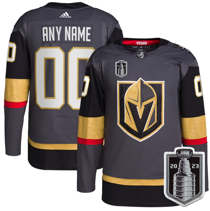 Vegas Golden Knights Customized Gray 2023 Stanley Cup Final Stitched Jersey - Zenithce