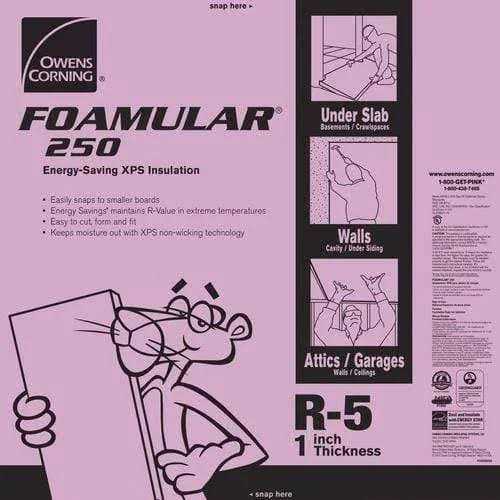 Owens Corning FOAMULAR 250 XPS Insulation Board - Zenithce